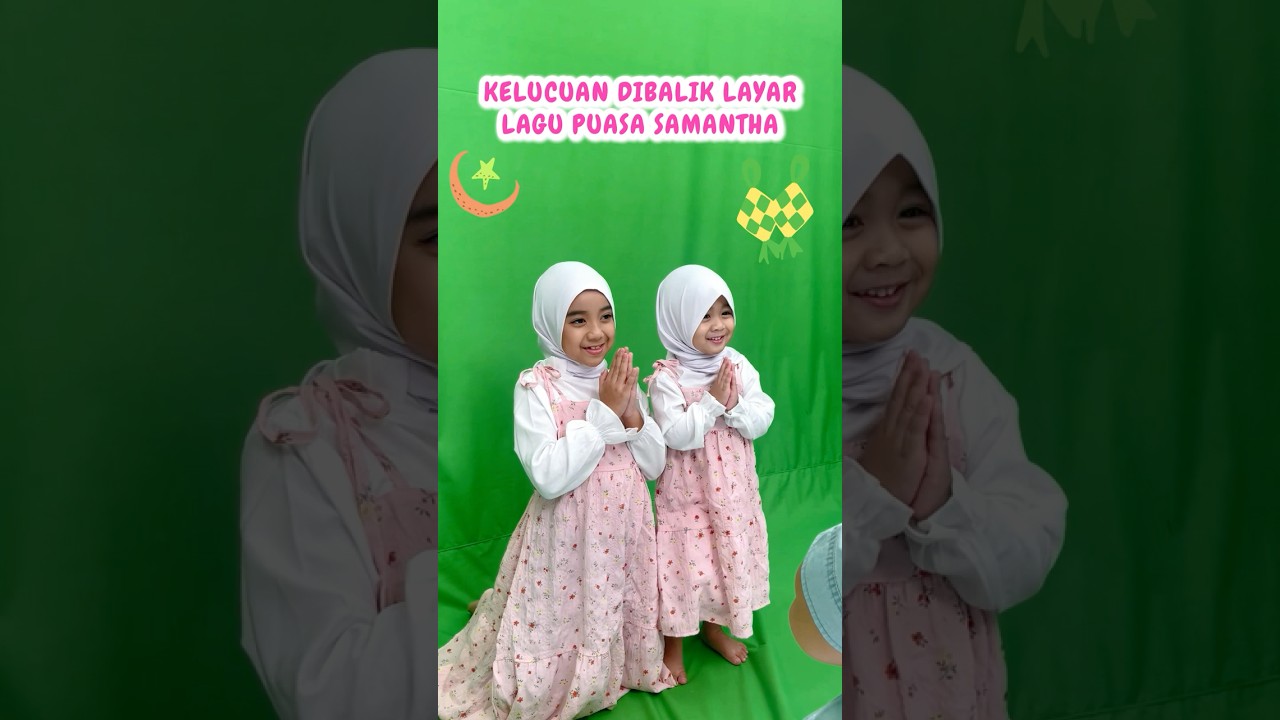 KELUCUAN SAMANTHA AUDREY DIBALIK LAYAR SYUTING MV PUASA RAMADHAN #samantha #viral