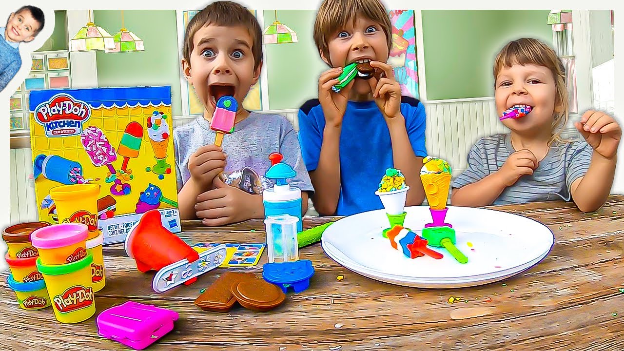Play-Doh Ice Cream Store Pretend Play