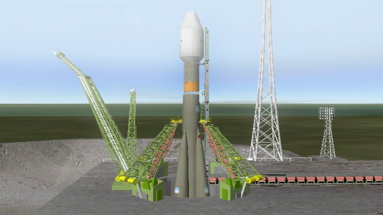 Orbiter Simulator - Soyuz rocket at Kourou spaceport (HD)