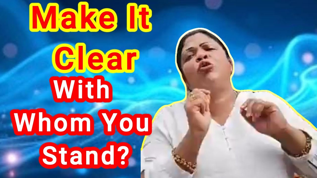 Make it Clear - With Whom You Stand? Fidoll Pereira.