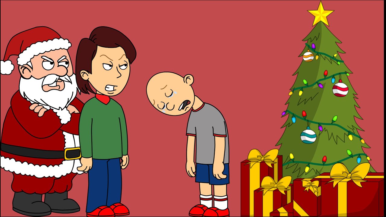 Classic Caillou Gets Grounded On Christmas/Punishment Day