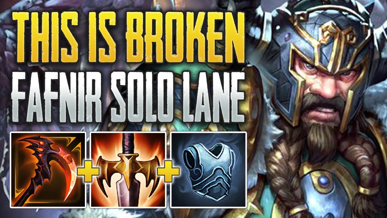THIS IS MY BEST CHEESE YET! Fafnir Solo Gameplay (SMITE Conquest)