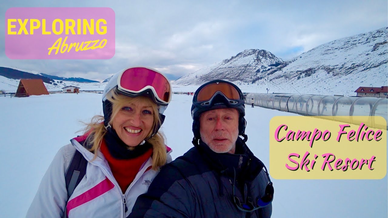 Abruzzo, Italy, Skiing at Campo Felice Ski Resort, Exploring Abruzzo, Italia Italian ski resort
