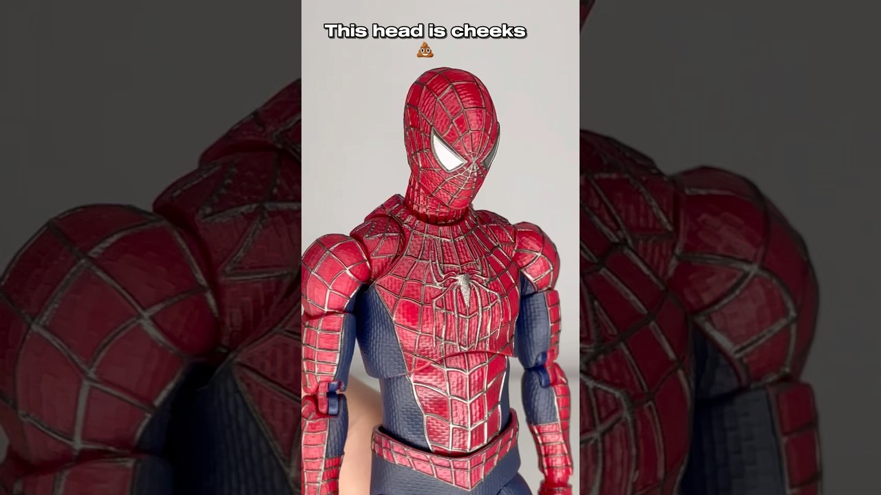 MAFEX TOBEY MAGUIRE SPIDER-MAN CUSTOM HEAD SCULPT!! #spiderman #marvel #tobeymaguire #mafex