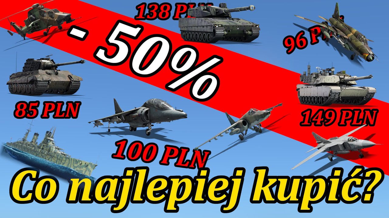Tier lista pojazd&oacute;w premium na promocji War Thunder