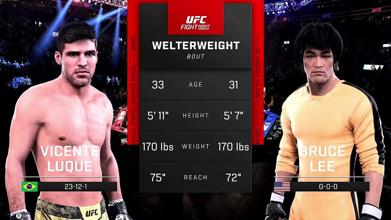 Vicente Luque Vs Bruce Lee | EA Sports | UFC 5 | MjB UFC