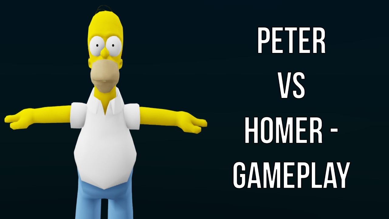 Roblox: Peter VS Homer - Gameplay (No Commentary)