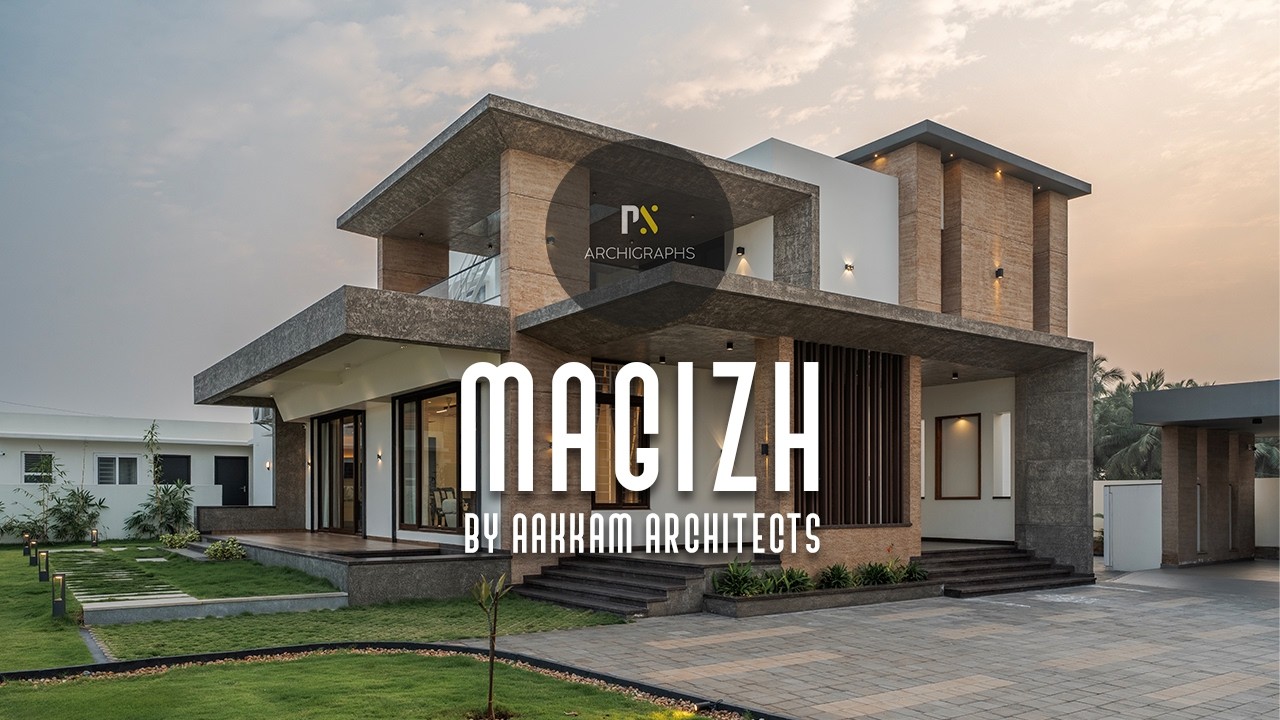 Magizh | Bold Modern Residence by Aakkam Architects