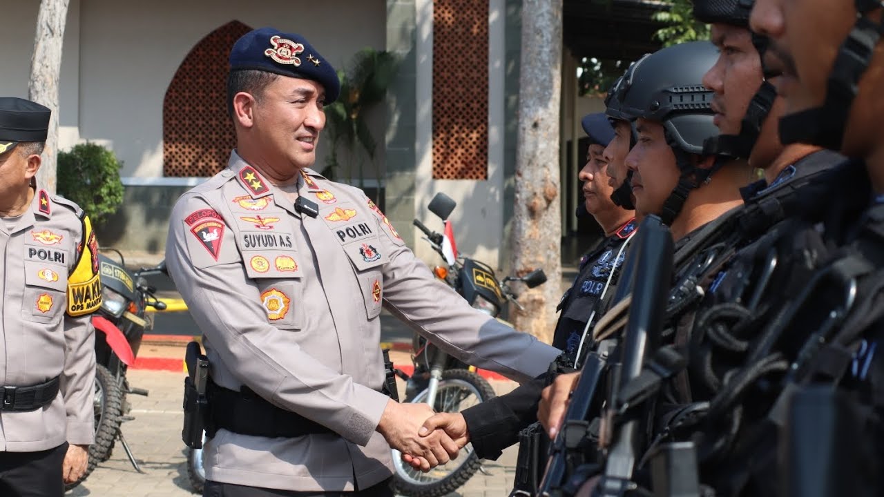 KUNJUNGAN KAPOLDA BANTEN KE MAKO SATUAN BRIMOB POLDA BANTEN DALAM RANGKA KUNJUNGAN KERJA.
