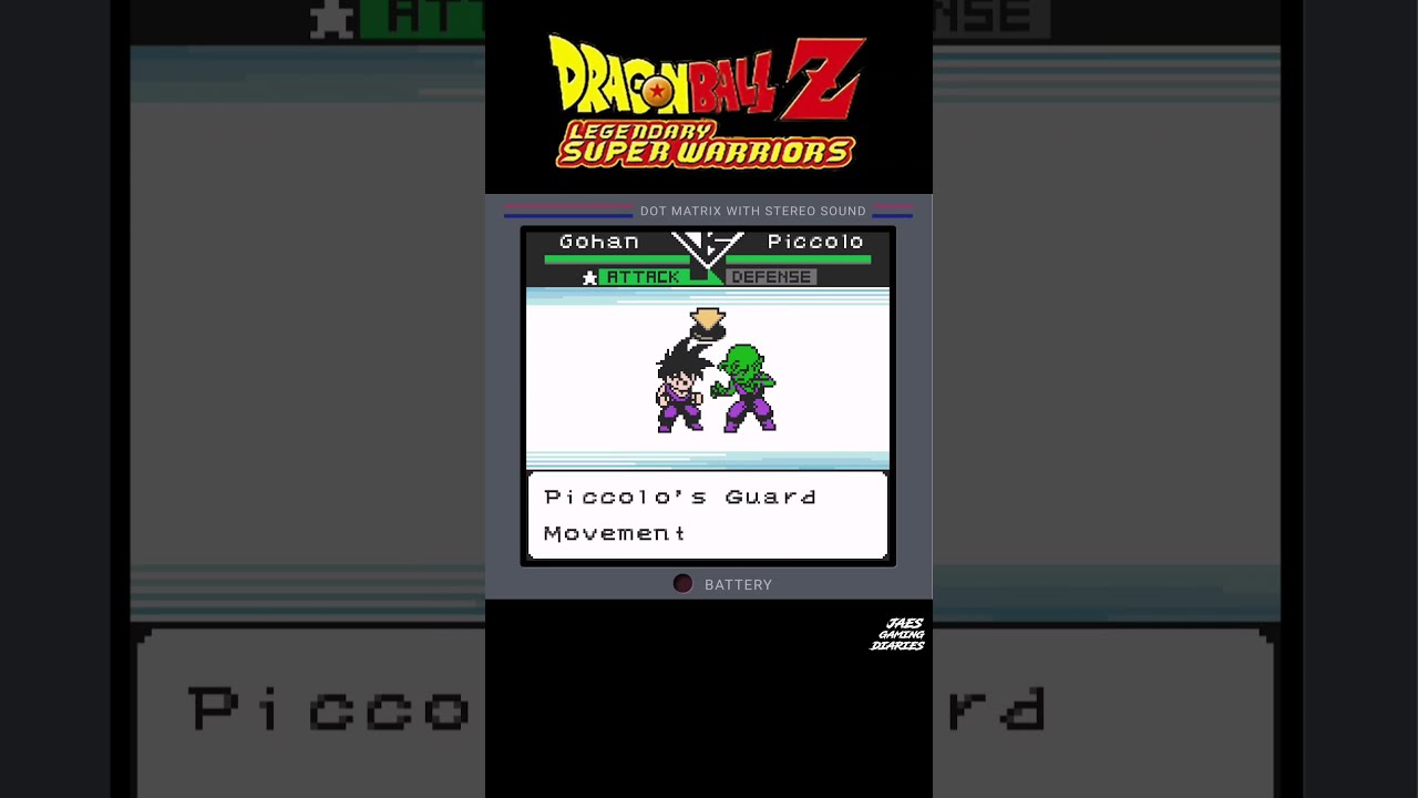 Dragon Ball Z: Legendary Super Warriors (GB) #Shorts #CLASSICGAMING #NOSTALGIA #gameboycolor