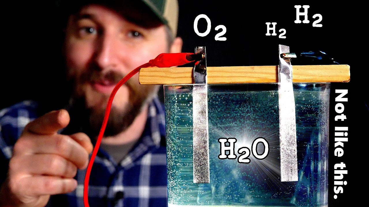Электричество не &laquo;расщепляет&raquo; H₂O. И это ОЧЕНЬ полезно.