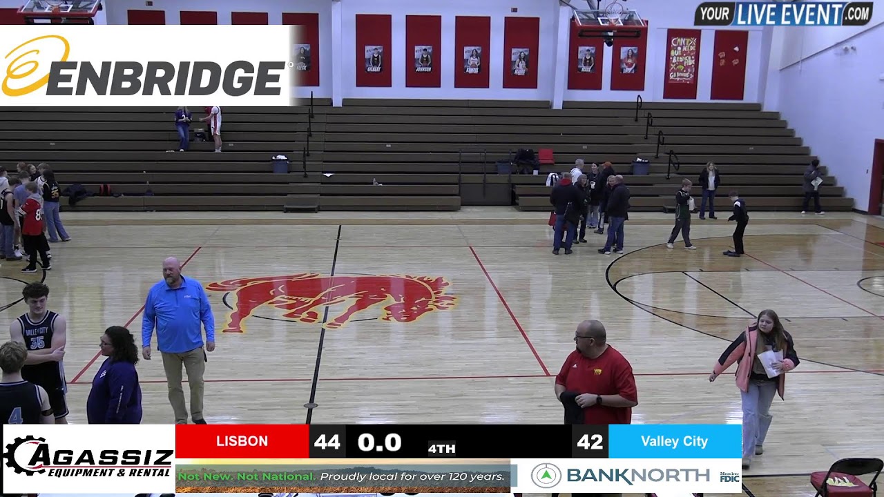 Valley City vs Lisbon - North Dakota High School Boys Basketball