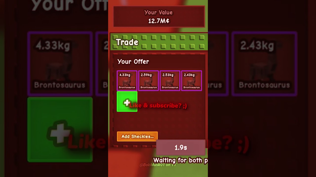 Did This Trade For my 4 Brontosaurus 😍 | W or L