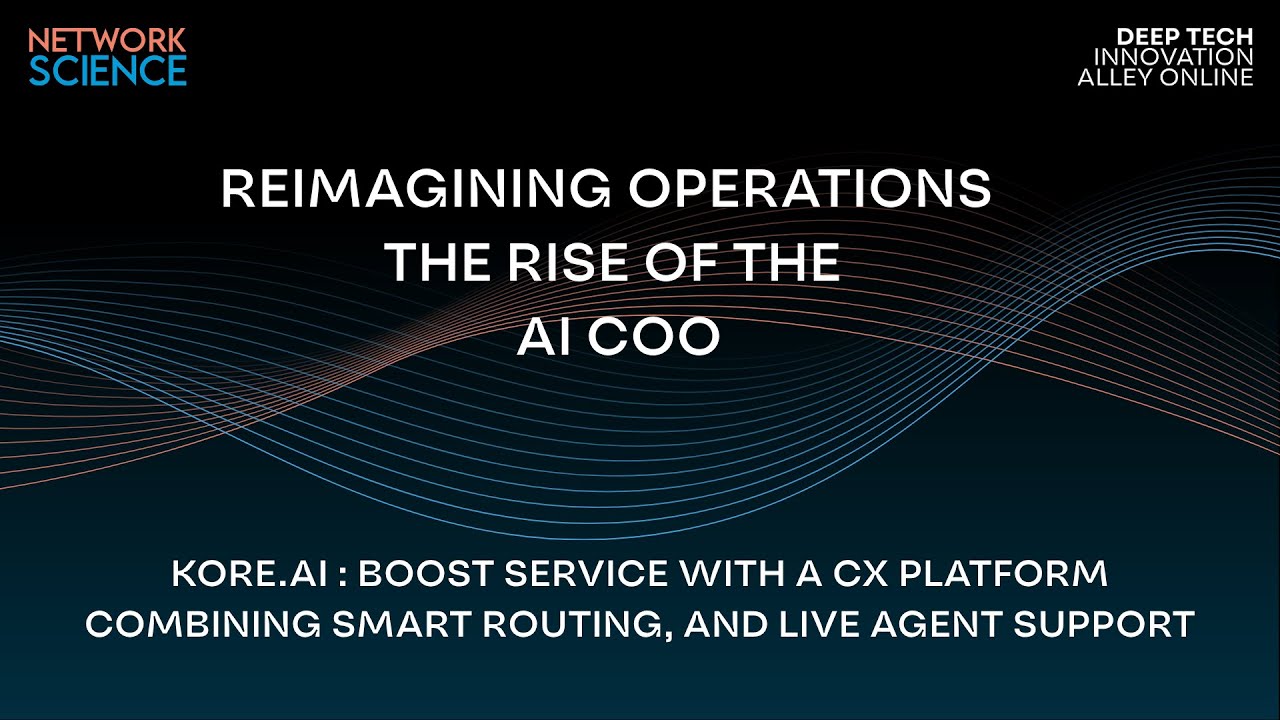Kore.ai  : Boost service with a CX platform combining smart routing, and live agent support