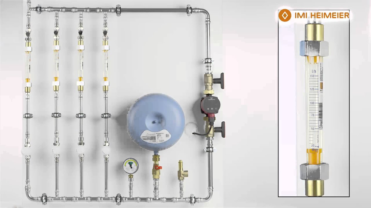 robinet thermostatique Eclipse en action - IMI Heimeier