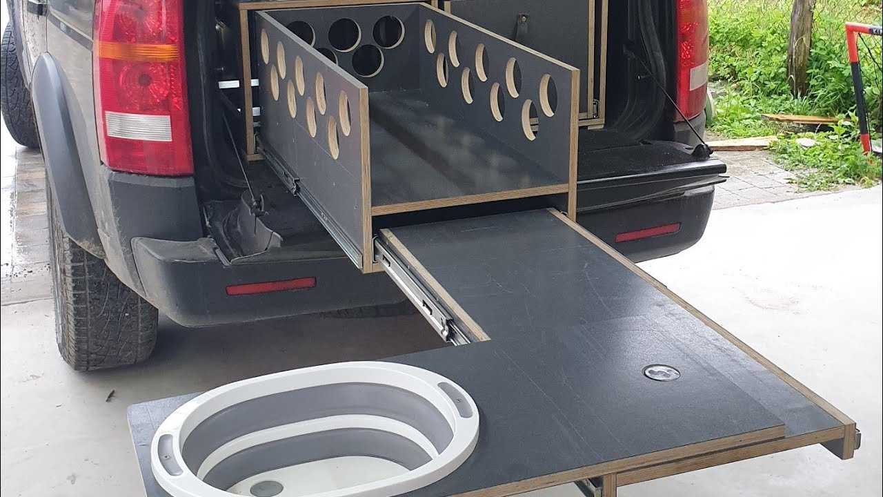 Overlanding 4x4 - Mini Camper Set up land rover discovery 3