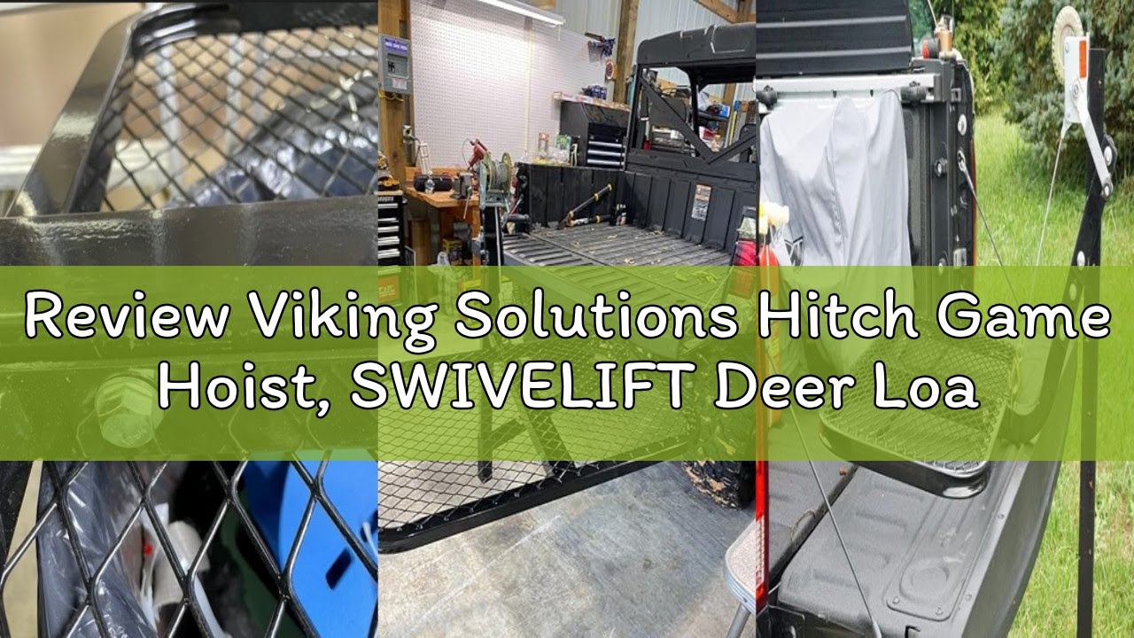 Review Viking Solutions Hitch Game Hoist, SWIVELIFT Deer Loading and Lifting System with Platform -