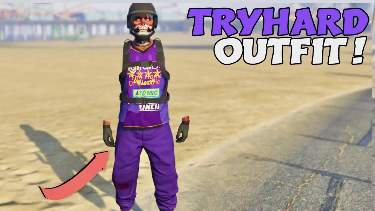 *NEU* LILA JOGGER TRYHARD MODDED OUTFIT | UNSICHTBARE ARME | GTA 5 ONLINE |