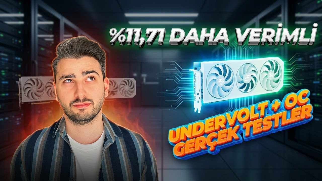 RX 9070 XT'yi Daha Verimli Hale Getirdim! (Undervolt + Overclock Testleri)