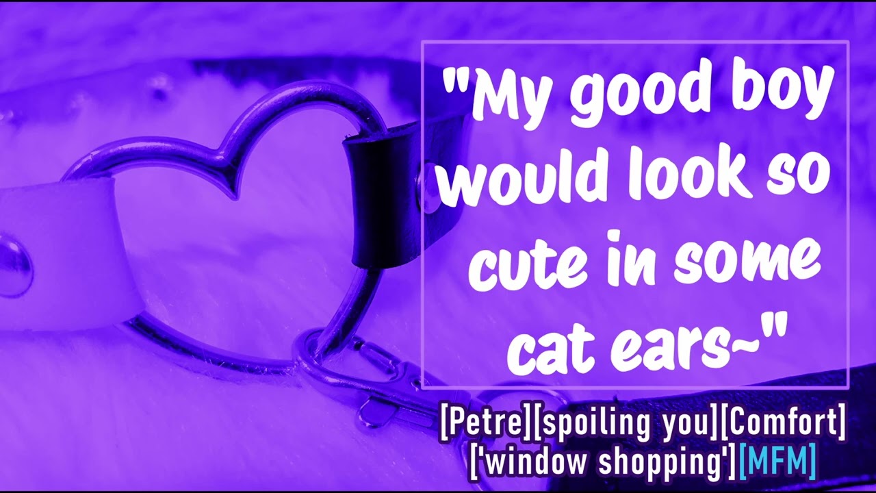 asmr shopping for gear with your caregiver pet regression comfort roleplay M4M