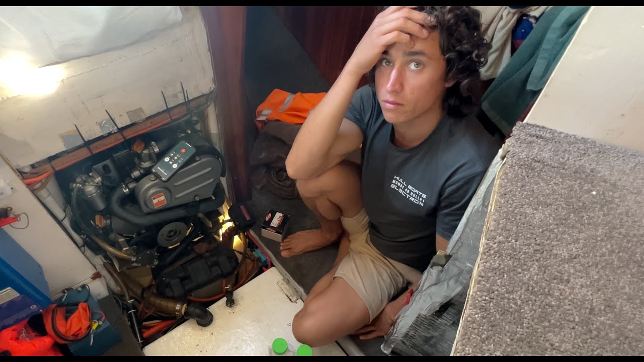 We Found This Just in Time… 🛠️ Maintenance Before Our Passage