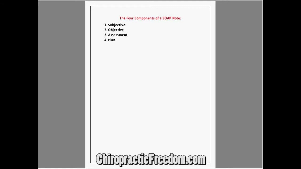 How Document 12 Second SOAP Note