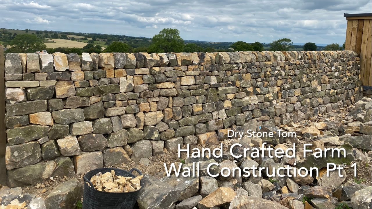 Dry Stone Walling - My Hand Crafted Farm Wall Construction Part 1