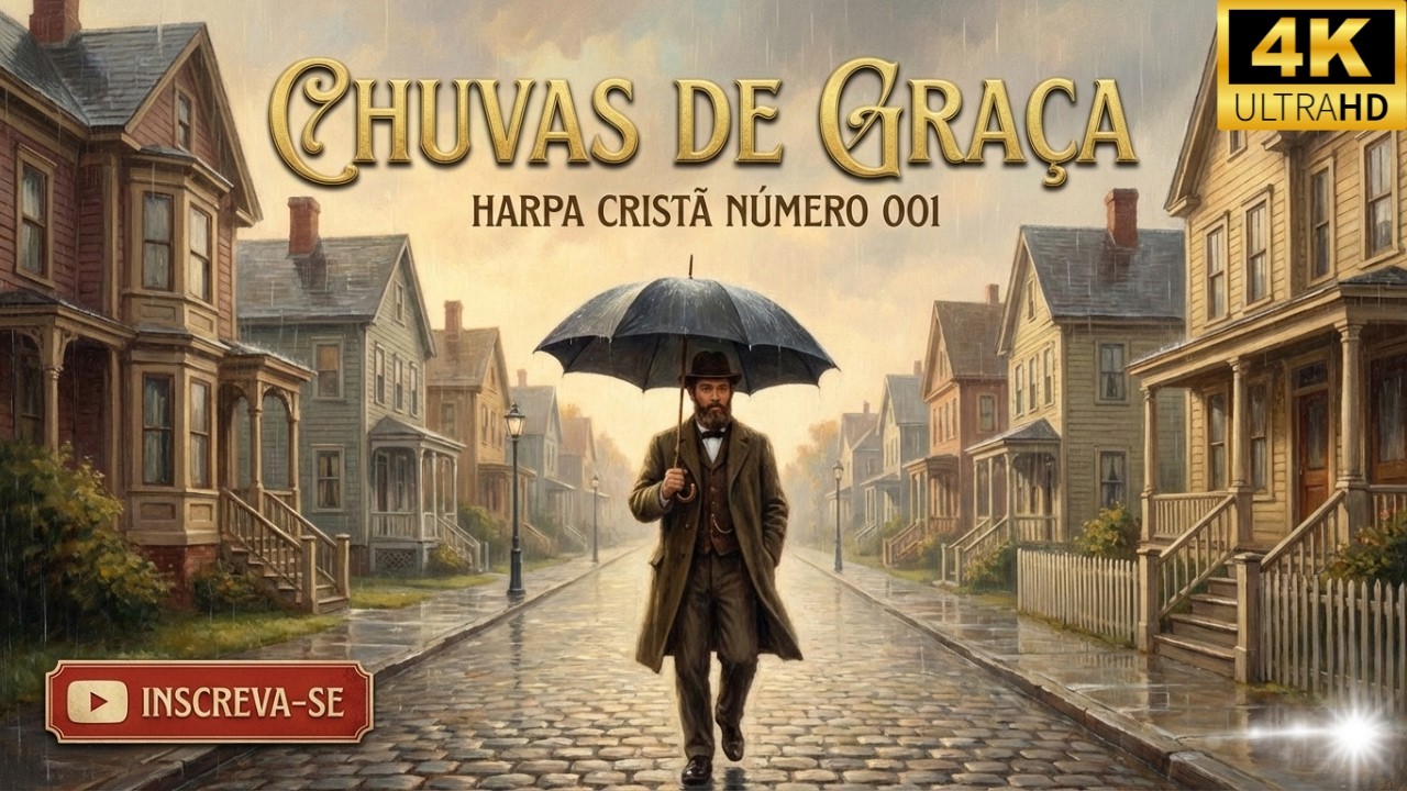 🌧️ CHUVAS DE GRAÇA (Harpa Cristã 001) | O Primeiro Hino da Harpa Que Clama por Avivamento 🙏🔥