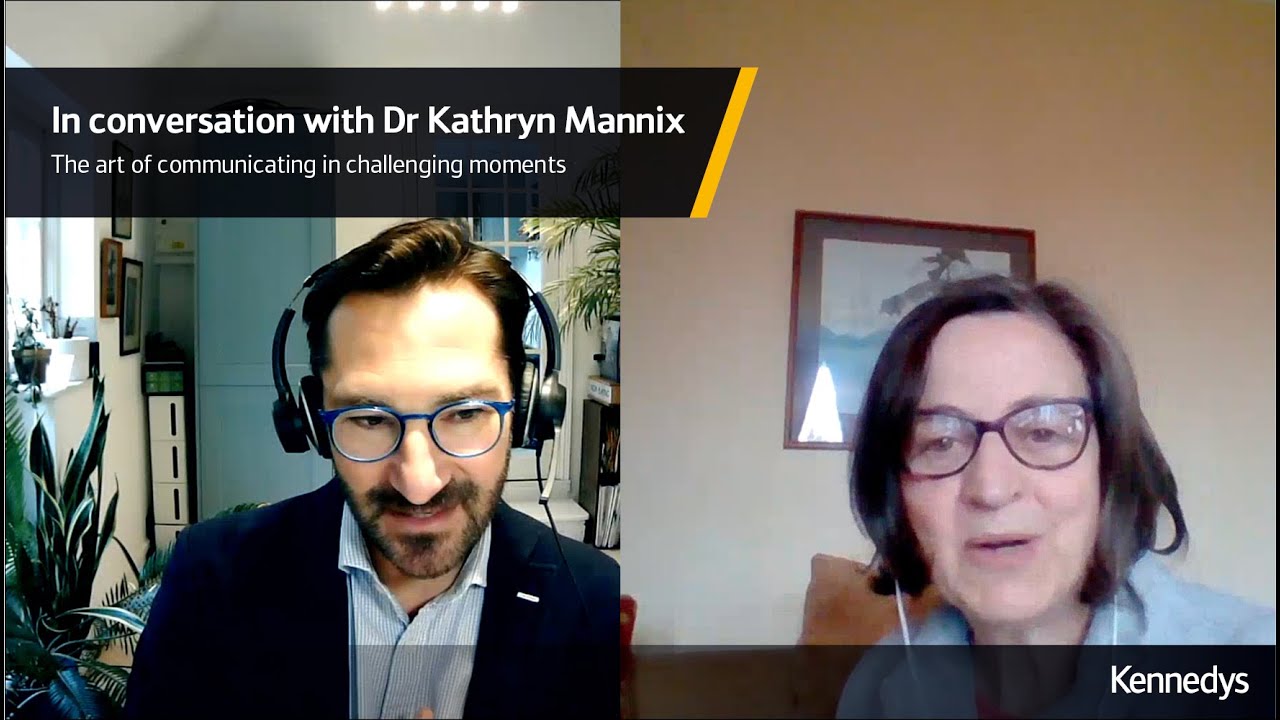 In conversation with Dr Kathryn Mannix: the art of communicating in challenging moments