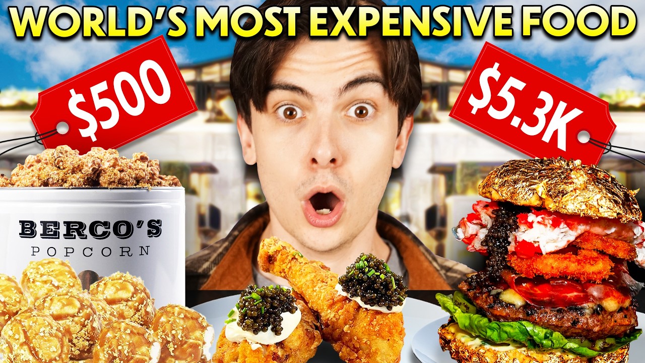 We Try & Rate The World's Most Expensive Foods!