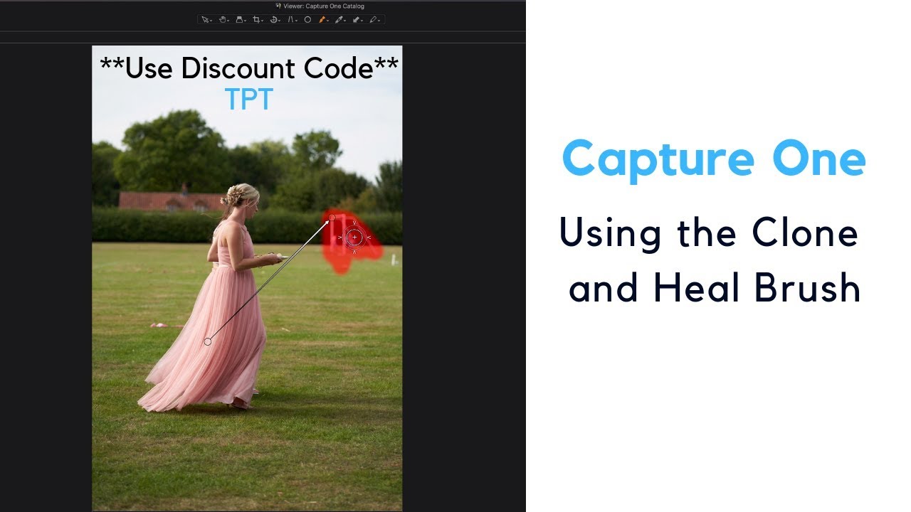 Capture One - Using the Clone and Heal Brush to Remove Objects