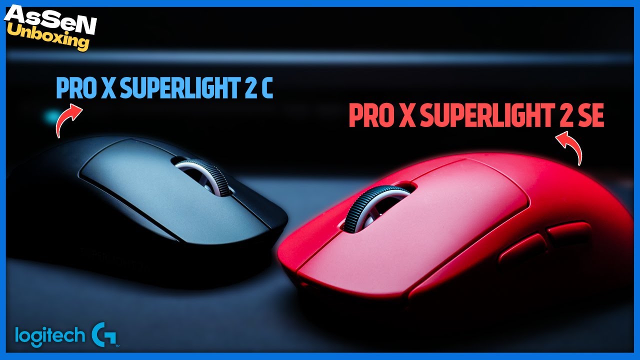 【AsSen 阿森】羅技G PRO系列全家餐，從平價到旗艦，小手到大手 | Logitech G | Superlight 2c & 2SE | 開箱不陌森
