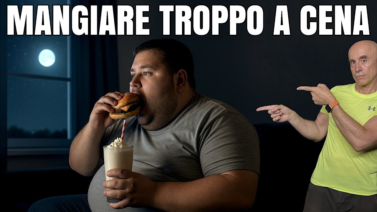 🍟 ALIMENTAZIONE: Perché il tuo problema è la CENA (e come risolverlo) 🍔⏰🍫 #lifestylemedicine 