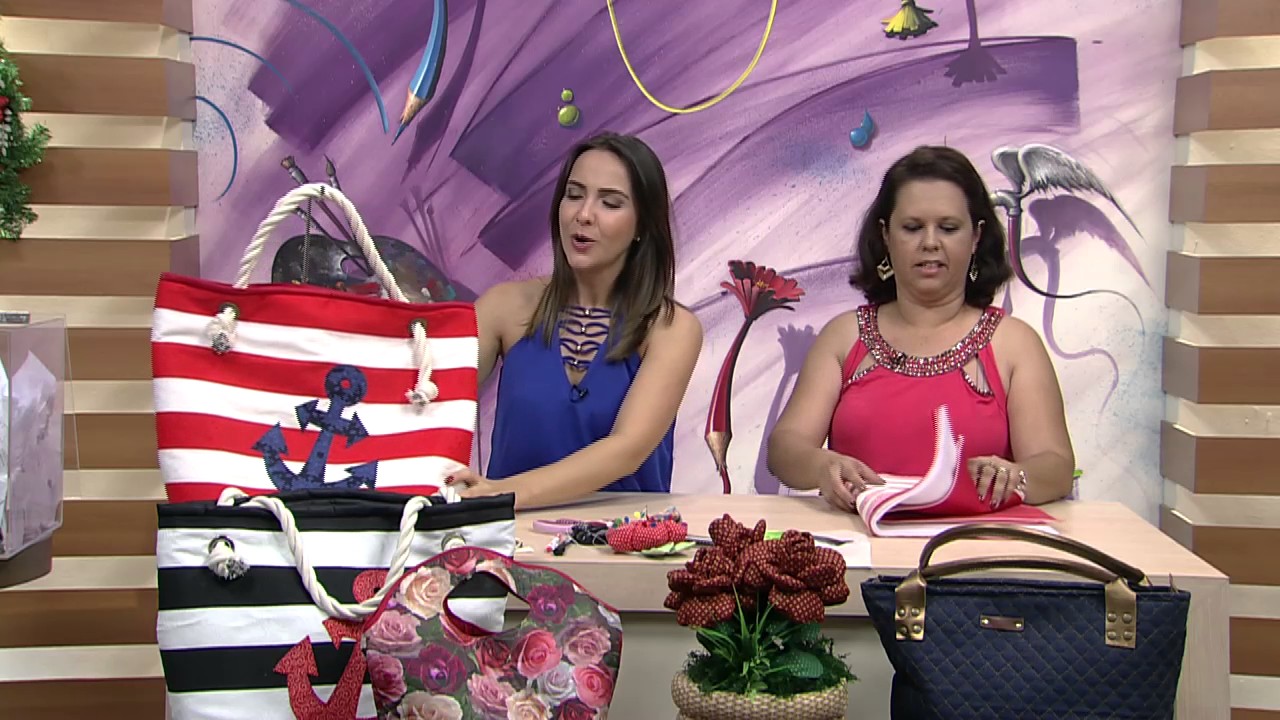 Mulher.com - 29/12/2016 - Bolsa de praia - Jully Malzoni PT1