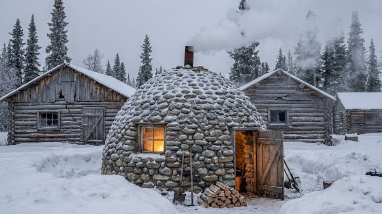 Fellow Miners Mocked His Stone Igloo, Until It Survived –47°F While Their Cabins Cracked