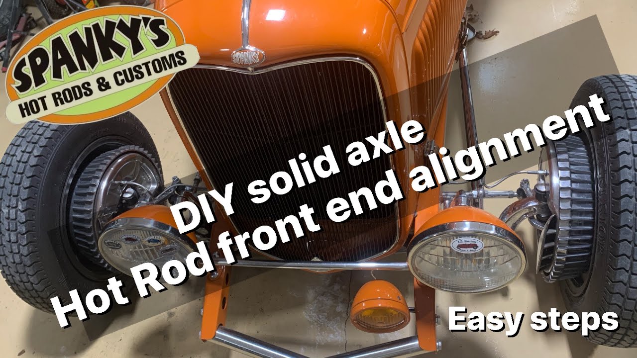 Выравнивание передней оси Hot Rod Ford Straight Axle легко сделать своими руками
