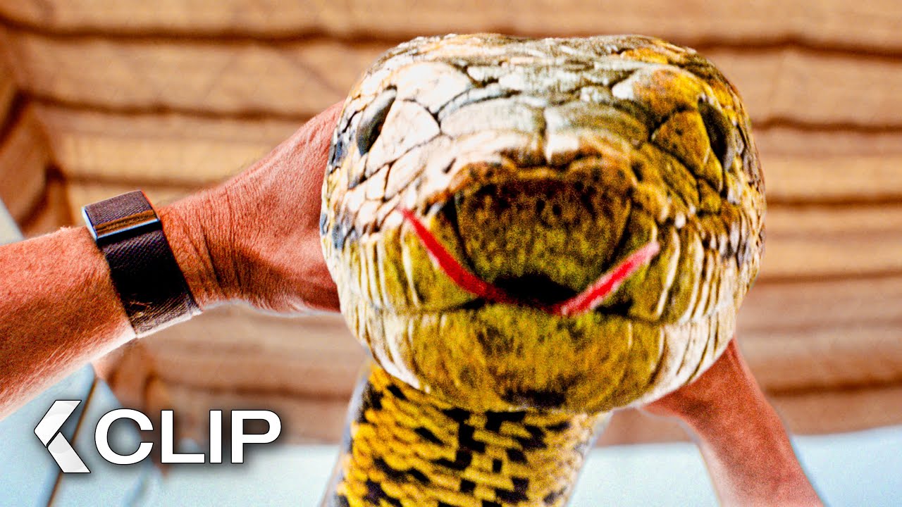 Die Schlange wird beim Filmdreh zerschnitten - ANACONDA Film Clip | Jack Black, Paul Rudd