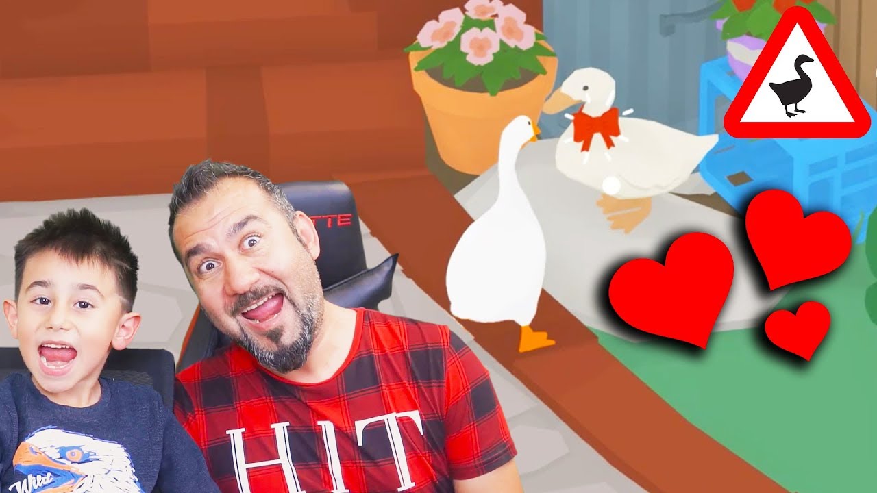 HEYKEL KAZ TAKLİDİ YAPTIK KOMŞULARI &Ccedil;ILDIRTTIKI! | EGEMEN KAAN İLE UNTITLED GOOSE GAME OYNUYORUZ