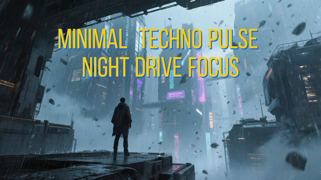 Late Night Megacity Drive — Immersive Minimal Techno Atmosphere