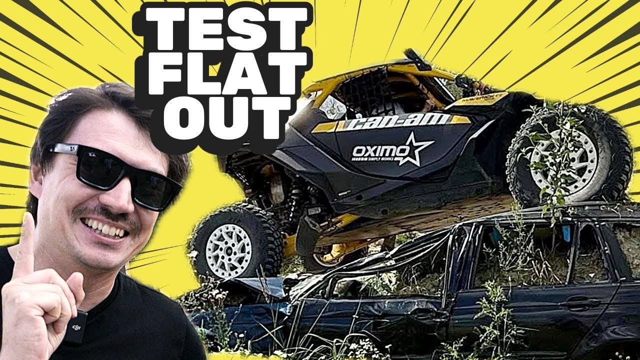 Can Am Maverick R TEST w stylu FLAT OUT - Wykona Twój każdy najgłupszy pomysł! | radzio FLAT OUT