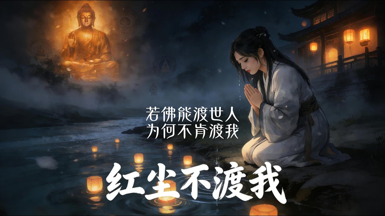 《紅塵不渡我》｜佛前跪盡三千年，卻無人渡我｜古風佛系傷感歌曲