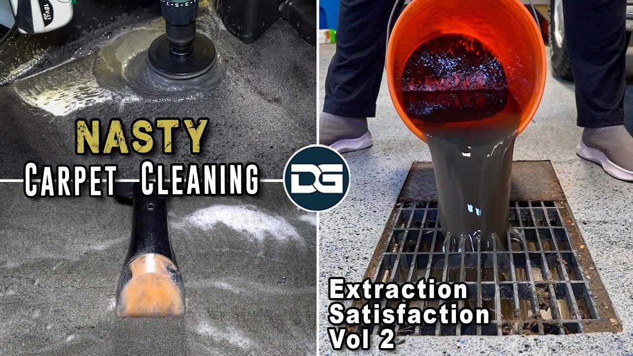 Nasty Carpet Cleaning Compilation | Extraction Satisfaction Vol 2