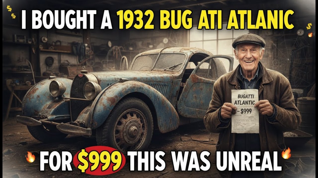 I Bought a 1932 Bugatti Atlantic for $999 from a Grandpa… This Was Unreal
