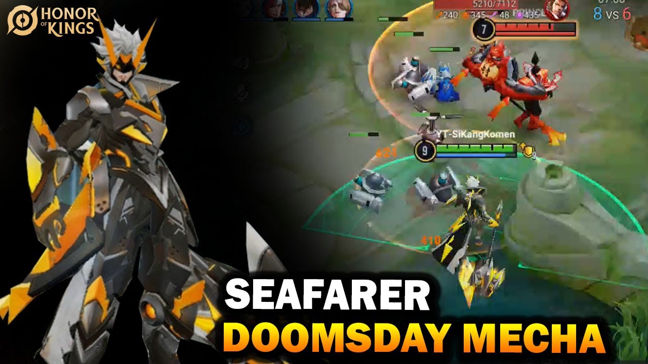 SEAFARER PAKAI SKIN DOOMSDAY MECHA KECE ABIS - HONORS OF KINGS