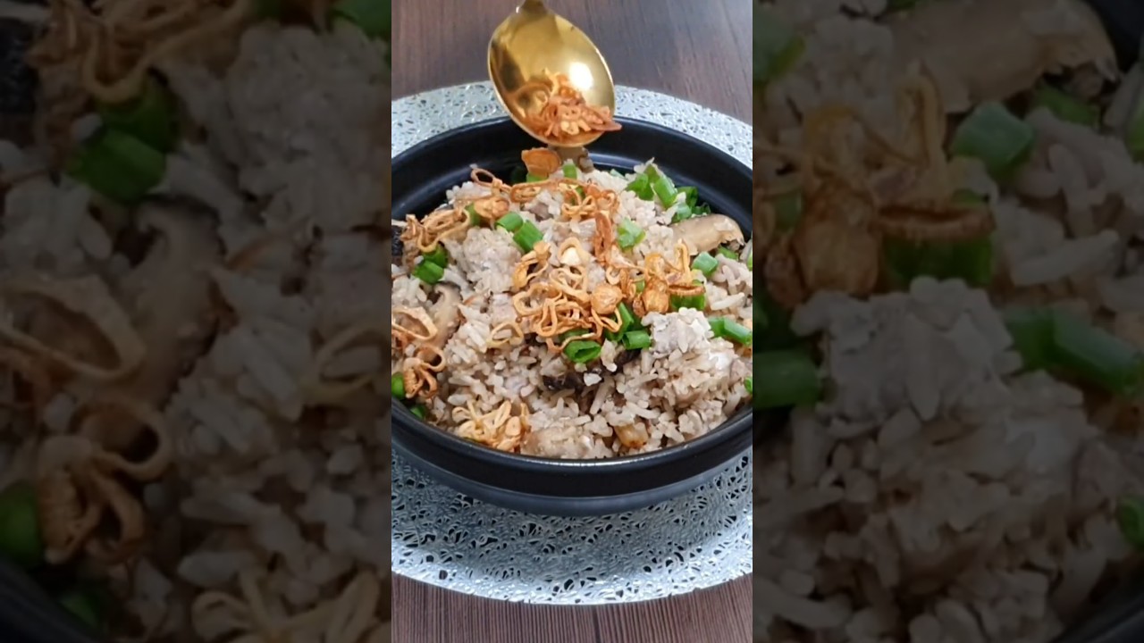 Easy Savoury Taro Rice /Nasi Keladi/Talas #shorts