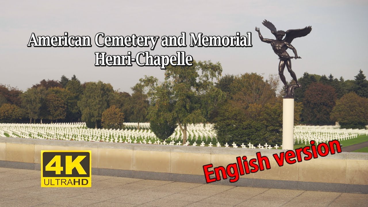 American military Cemetery and Memorial of Henri-Chapelle in Belgium