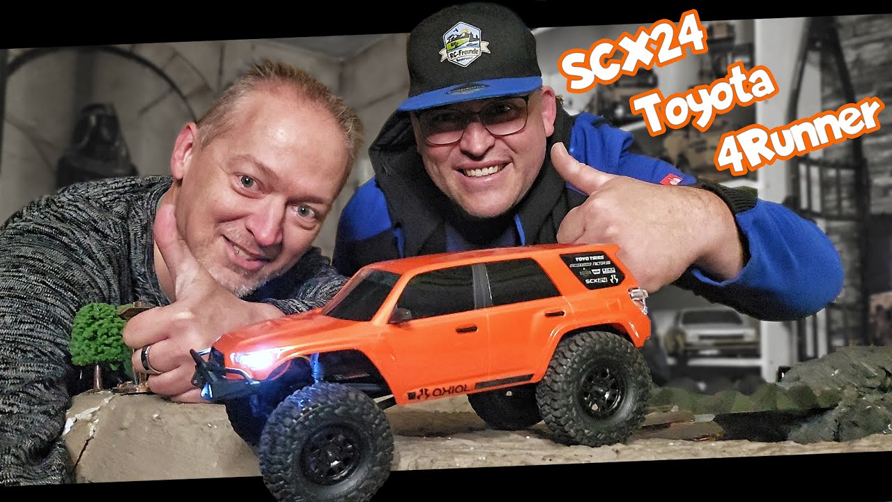 Der klettert richtig gut! Axial SCX24 Toyota 4Runner. Macht überall einen gute Job.