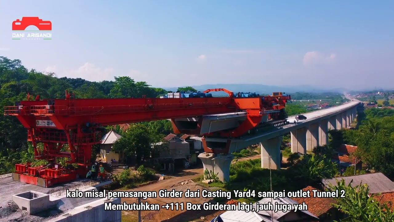 Teknologi Kontruksi Jembatan Tercepat Modern Mesin alat Berat Terbesar Luar Biasa Proyek KCJB