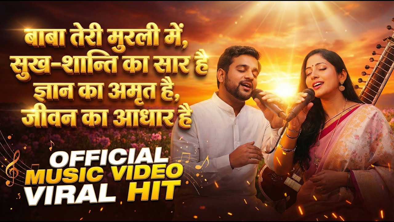 💖 दिल को छू लेने वाला गीत | Baba Teri Murli Me, Sukh Shanti Ka Saar Hai | New Brahma Kumaris Song