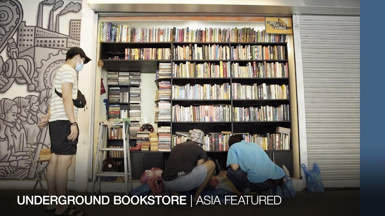 Underground bookstore in Manila, Philippines